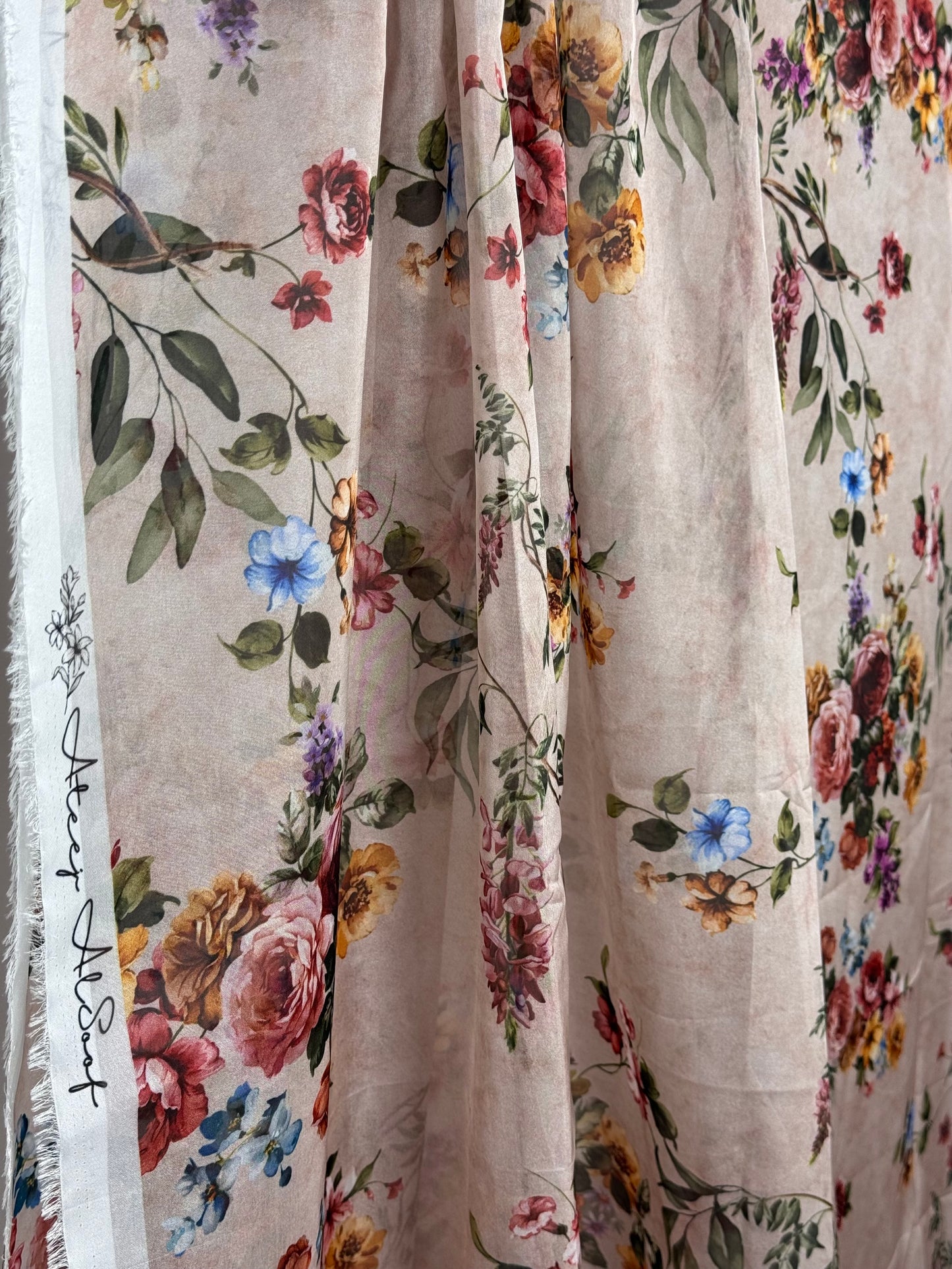 Flower Maze - Silk Chiffon شيفون حرير