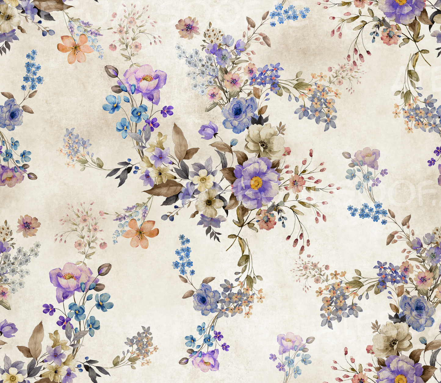 Floral vintage texture